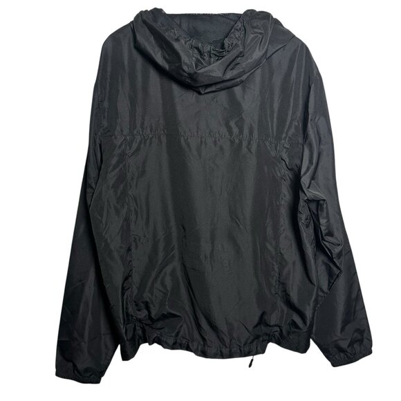 Quikflip Bilstein Mens Jacket 2XL Full Zip Black Windbreaker Hooded Rain Hiking - Picture 4 of 13